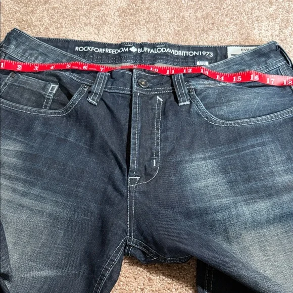 Buffalo David Bitton Men's Deep Indigo Jeans#068 - Picture 12 of 13